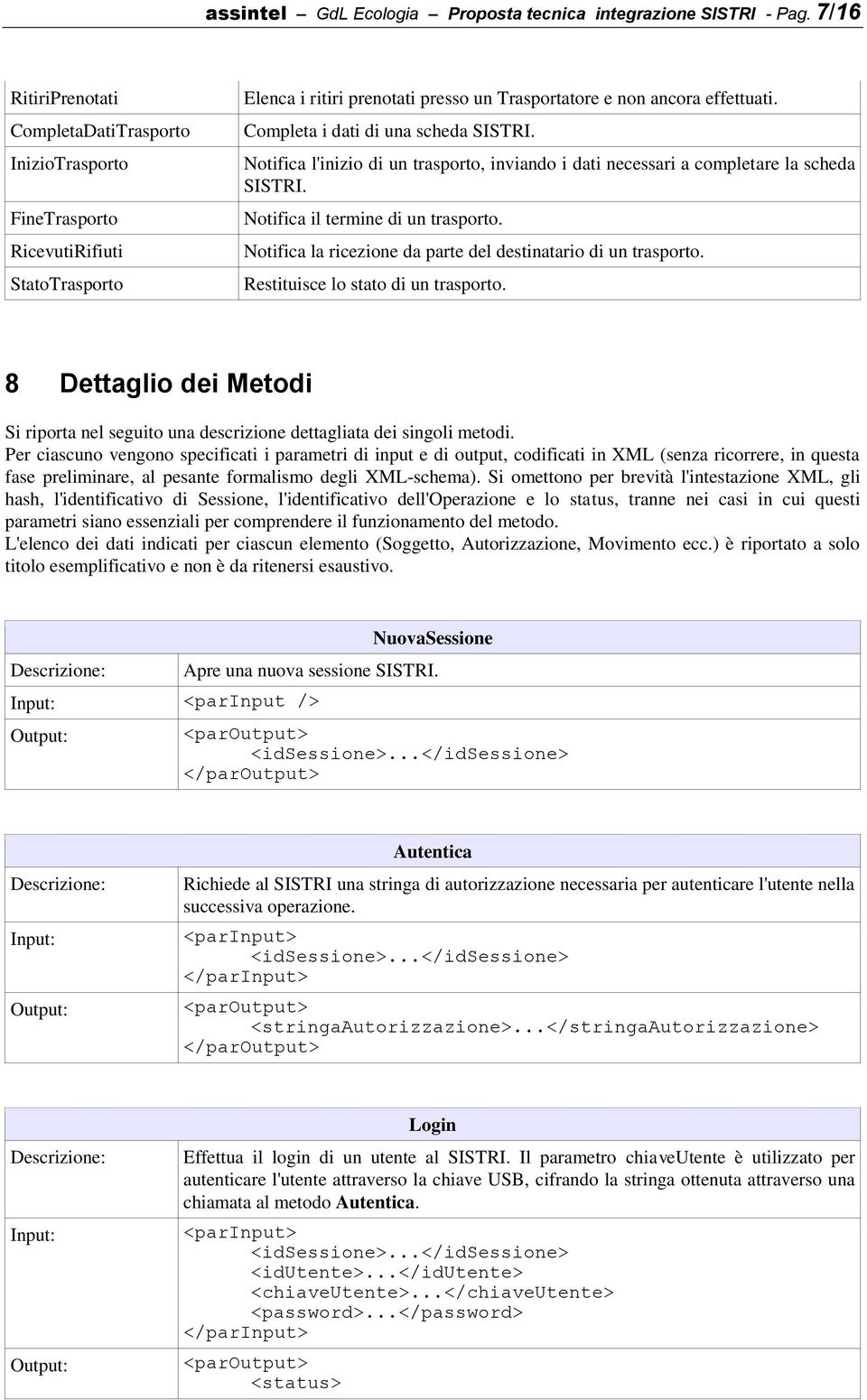 Completa i dati di una scheda SISTRI. Notifica l'inizio di un trasporto, inviando i dati necessari a completare la scheda SISTRI. Notifica il termine di un trasporto.