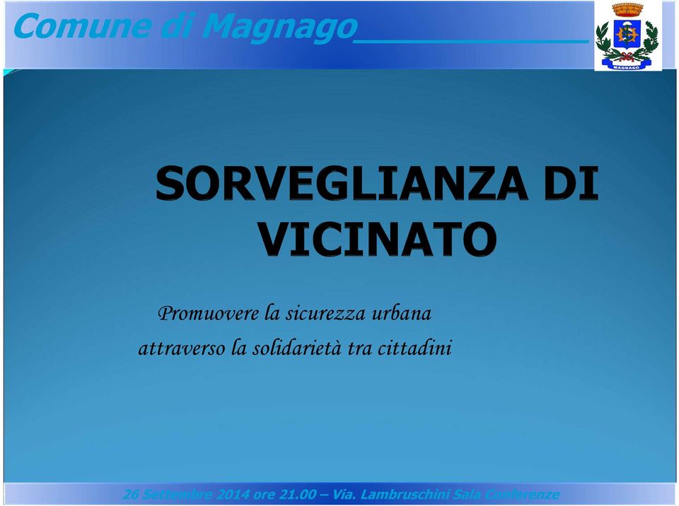 sicurezza urbana