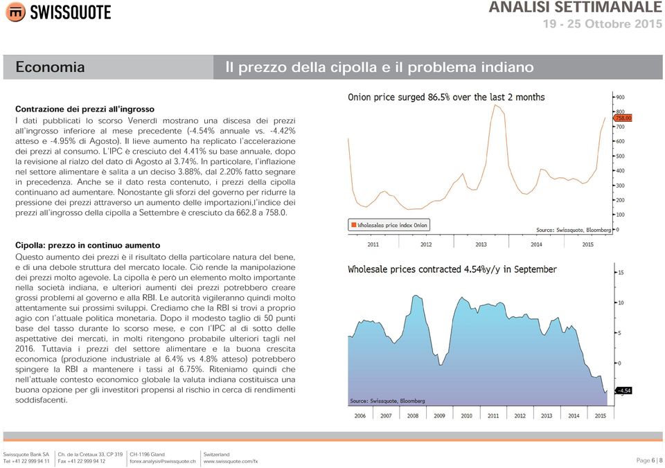 41% su base annuale, dopo la revisione al rialzo del dato di Agosto al 3.74%. In particolare, l'inflazione nel settore alimentare è salita a un deciso 3.88%, dal 2.20% fatto segnare in precedenza.