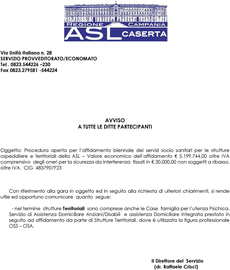 l utenza Psichica, Servizio di Assistenza Domiciliare Anziani/Disabili e assistenza Domiciliare Integrata