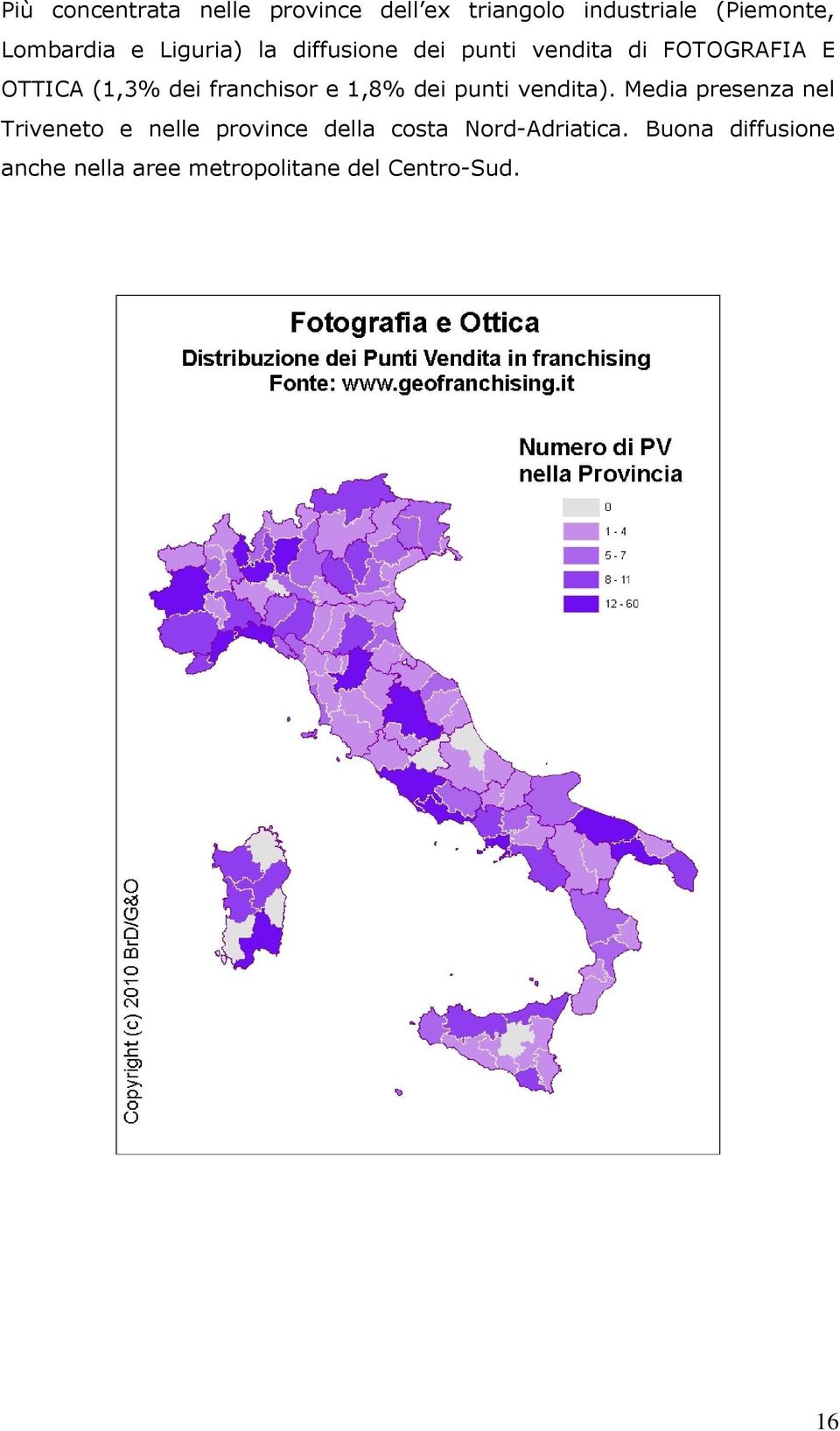 franchisor e 1,8% dei punti vendita).