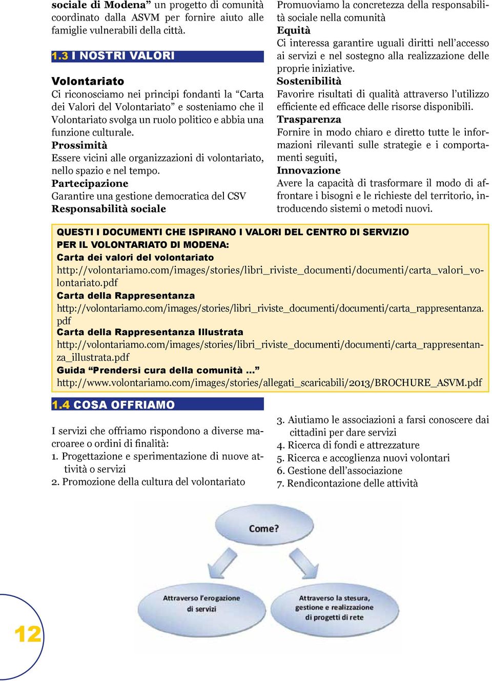 Prossimità Essere vicini alle organizzazioni di volontariato, nello spazio e nel tempo.