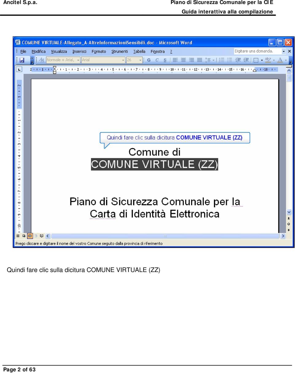 COMUNE VIRTUALE