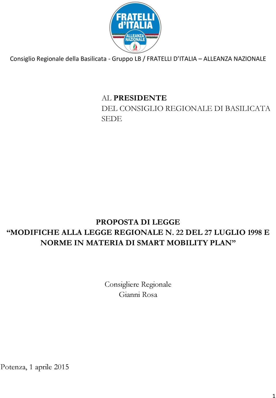 LEGGE MODIFICHE ALLA LEGGE REGIONALE N.