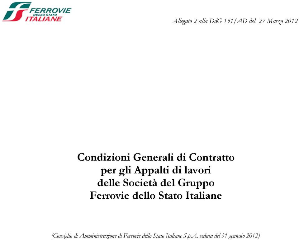 del Gruppo Ferrovie dello Stato Italiane (Consiglio di