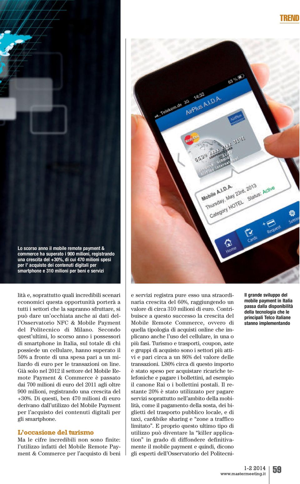 Osservatorio NFC & Mobile Payment del Politecnico di Milano.