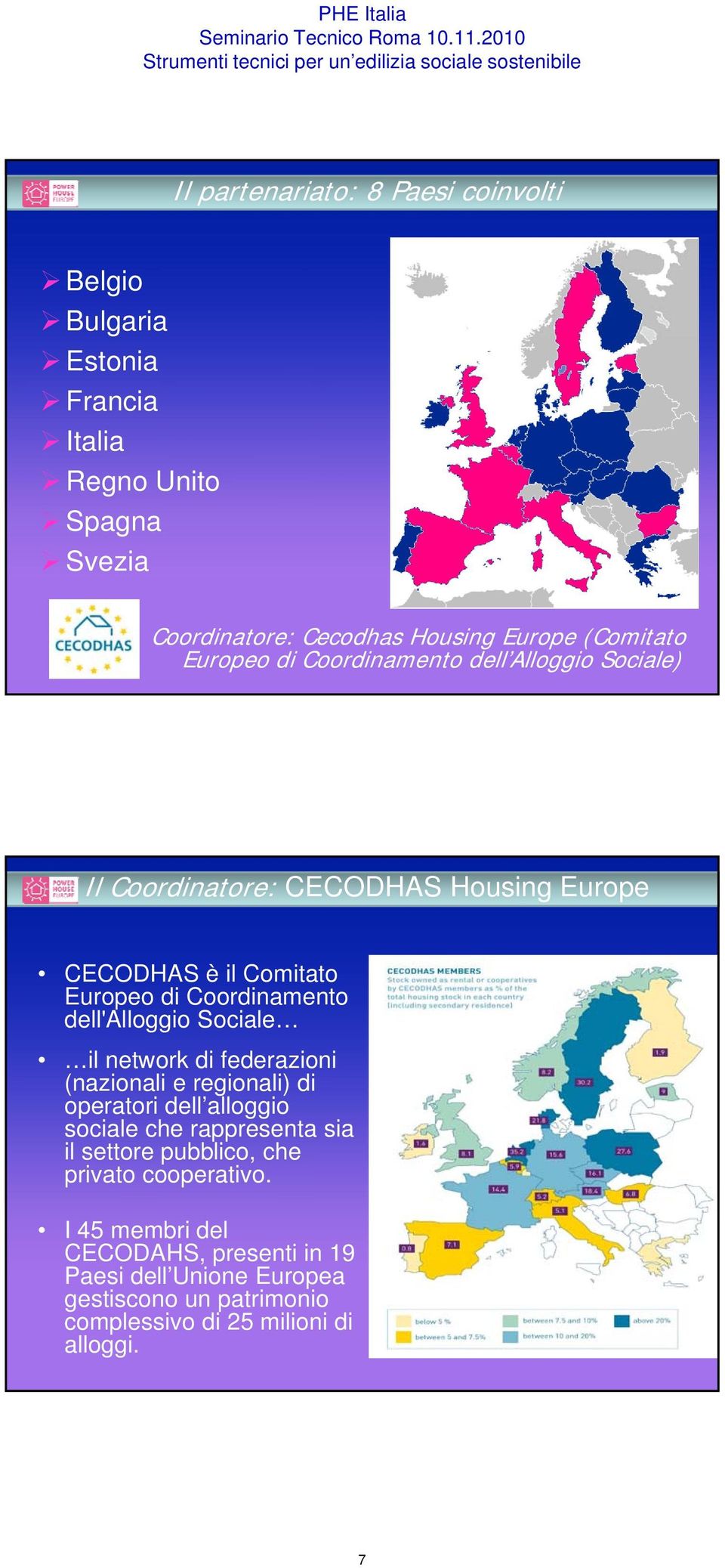 dell'alloggio Sociale il network di federazioni (nazionali e regionali) di operatori dell alloggio sociale che rappresenta sia il settore pubblico,