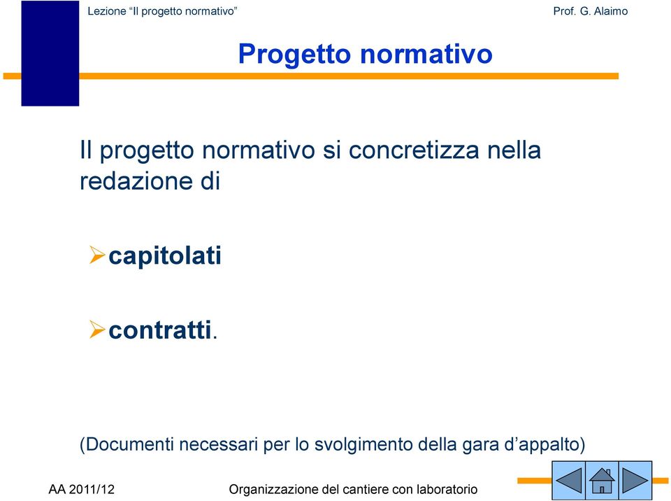 redazione di capitolati contratti.