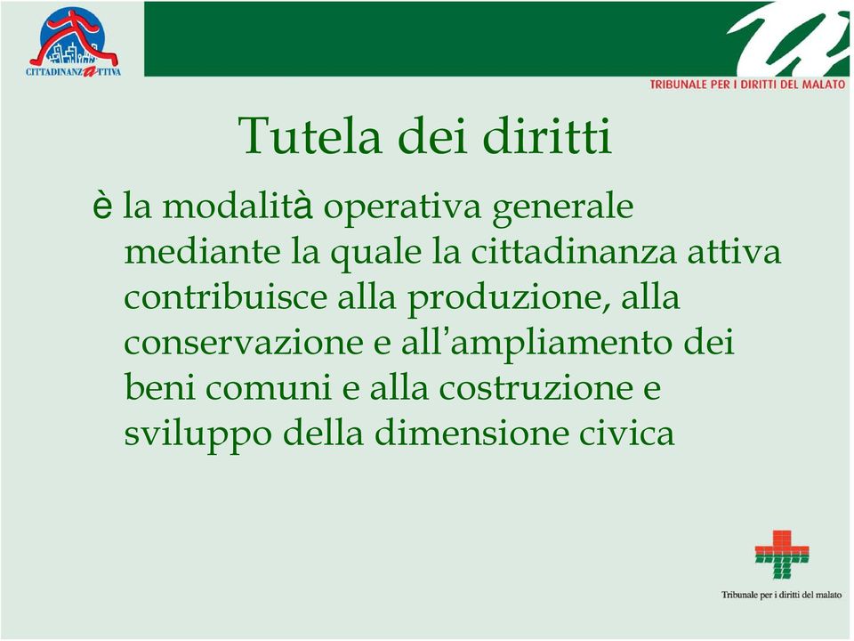 alla produzione, alla conservazione e all ampliamento dei