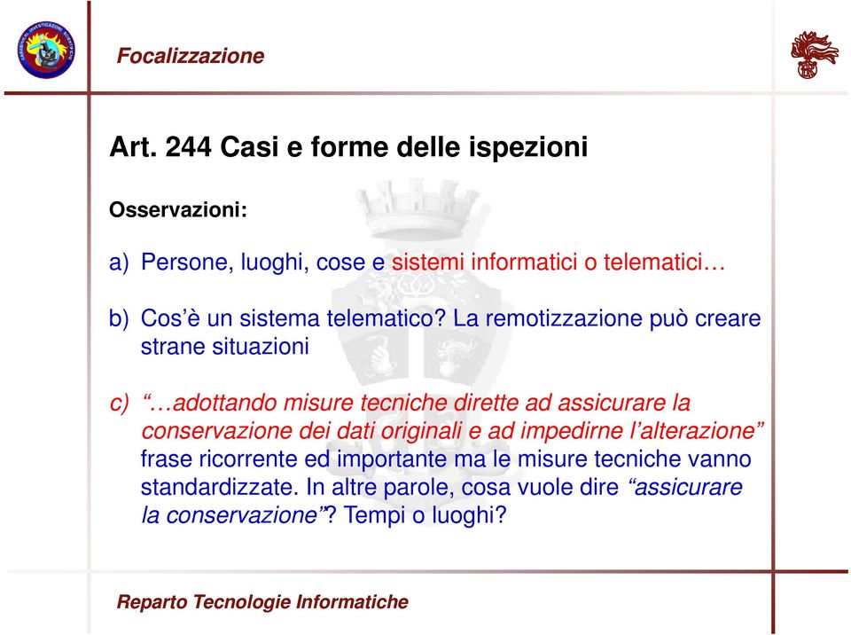 sistema telematico?