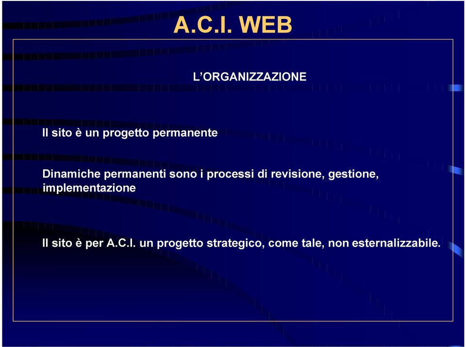 gestione, implementazione Il