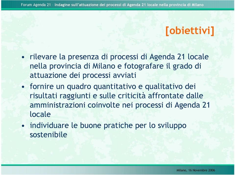 qualitativo dei risultati raggiunti e sulle criticità affrontate dalle amministrazioni