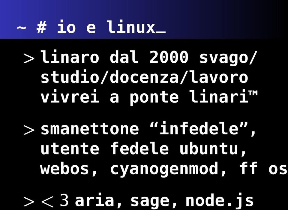 smanettone infedele, utente fedele ubuntu,