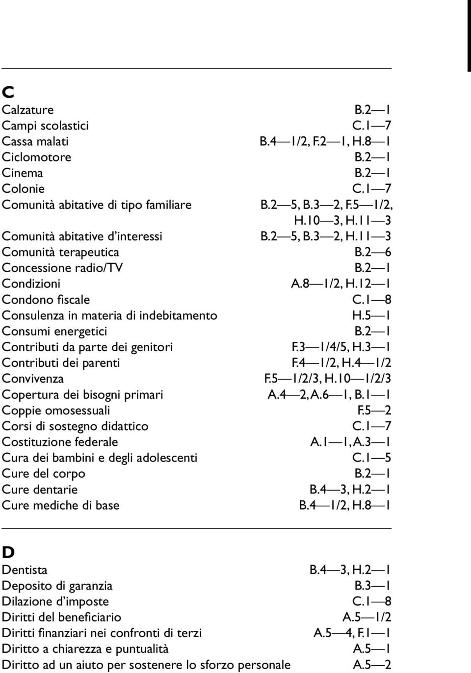 didattico Costituzione federale Cura dei bambini e degli adolescenti Cure del corpo Cure dentarie Cure mediche di base B.2 1 C.1 7 B.4 1/2, F.2 1, H.8 1 B.2 1 B.2 1 C.1 7 B.2 5, B.3 2, F.5 1/2, H.