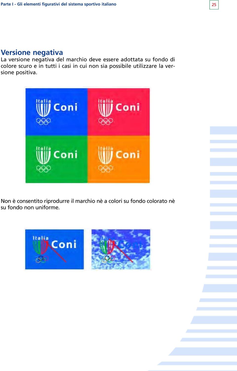 scuro e in tutti i casi in cui non sia possibile utilizzare la versione positiva.