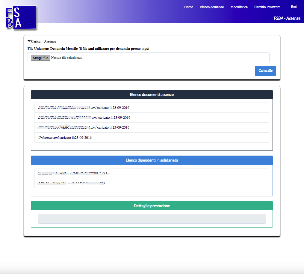 correttamente le ore/giornate di sospensione/riduzione ed in attesa di una risposta da parte dell INPS sulla possibilità di aver un codice identificativo da utilizzare nella compilazione del file