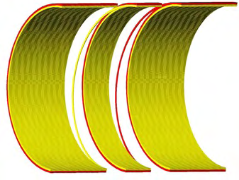 L avvolgimento Il solenoide sarà avvolto all interno di un coil former contrasta la forza magnetica che cerca di svolgere il solenoide Sono previsti due strati, con le saldature tra gli