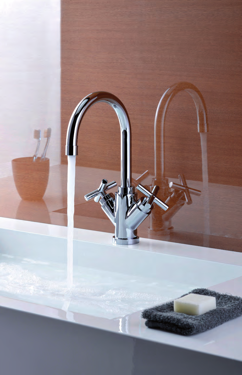 personality Two-handle faucets with a unique style, QUATTRO series has a clean and simple design.