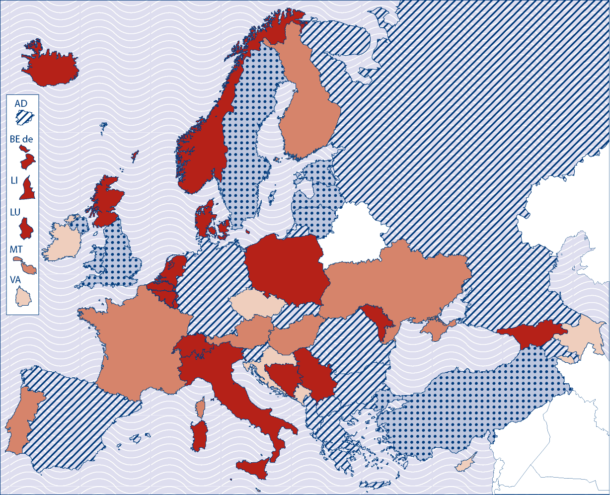 Figura 2 - Livello di implementazione dell ECTS (2008/09) L ECTS è usato da più del 75% degli istituti e dei programmi per l accumulazione e il trasferimento.