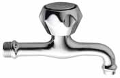 articoli vari 105 Rubinetto prolungato 1/2 con rompigetto Maniglia GLORIA 1/2 Lengthened tap with diffuser head Handle GLORIA Robinet prolongée 1/2 avec brise-jet Poignée GLORIA 130 18,90 106