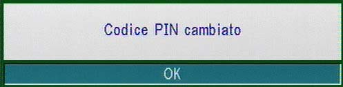 Schema 12 Schema 13 Schema 14 Schema 15 Per cambiare il codice PIN predefinito (0000) entrare nel menù Change PIN (Modifica PIN) Inserire prima il vecchio PIN e poi per 2 volte il nuovo PIN.