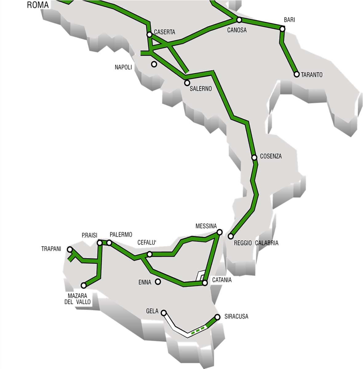 Attività di Presidio e Assistenza SUD e ISOLE A1 Milano - Napoli tratto Roma - Napoli Stoccaggio acqua a Caserta nord A16 Napoli - Canosa Stoccaggio acqua a Avellino ovest, Grottaminarda A30 Napoli -