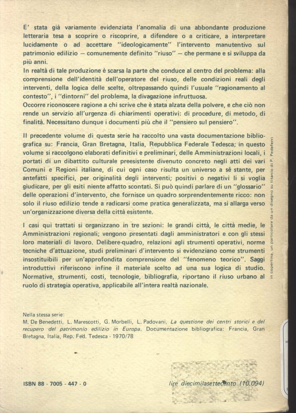 E' stata già variamente evidenziata l'anomalia di una abbondante produzione letteraria tesa a scoprire o riscoprire, a difendere o a criticare, a interpretare lucidamente o ad accettare