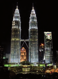 Twin Towers in Kuala Lumpur Telecamere