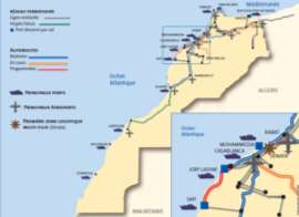 Moderne infrastrutture Aeroporti 15 aeroporti internazionali Casablanca 1 hub Europa-Africa Autostrade 2015: collegheranno tutte le principali città del Marocco 14 Rete tranviaria Rabat e Casablanca