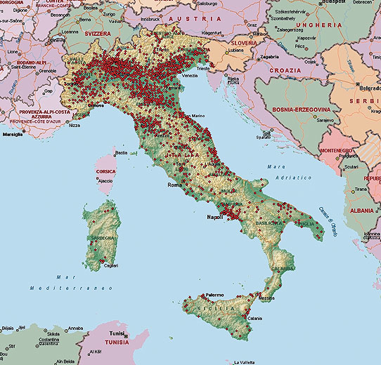 FONDAZIONE NORD-CENTRO-ADRIATICO La localizzazione