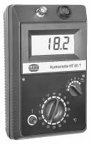Misuratore elettronico a tre funzioni GANN HYDROMETTE HT 85 T Umidità del legno Umidità dei materiali da edilizia Temperatura Misuratore a tre funzioni con indicatore digitale a cristalli liquidi