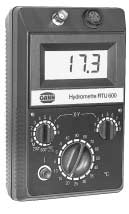 Misuratore elettronico a quattro funzioni GANN HYDROMETTE RTU 600 Umidità del legno Umidità dei materiali da edilizia Umidità dell aria Temperatura Art. Nr. 1670 (Apparecchio senza accessori) Art. Nr. 2670* Art.