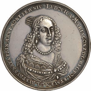 674 PERSONAGGI - Bianca Cappello (1548-1587) Medaglia uniface - Busto diademato a d. Opus: A. Selvi Ø 84 mm. - V.T. 299 (AE g.