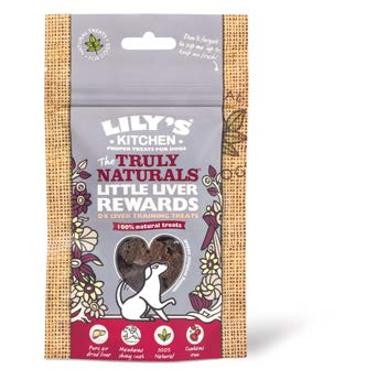The Truly Naturals Little Liver Rewards Snack Ricompensa a Base di Fegato per Cani Ingredienti: Fegato di manzo essiccato naturalmente all aria 100%.