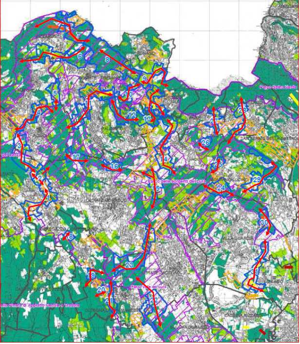 CIAO Corridoio Insubrico Area Occidentale Identificazione delle Aree di rilevanza per i potenziali corridoi faunistici e dei Corridoi e