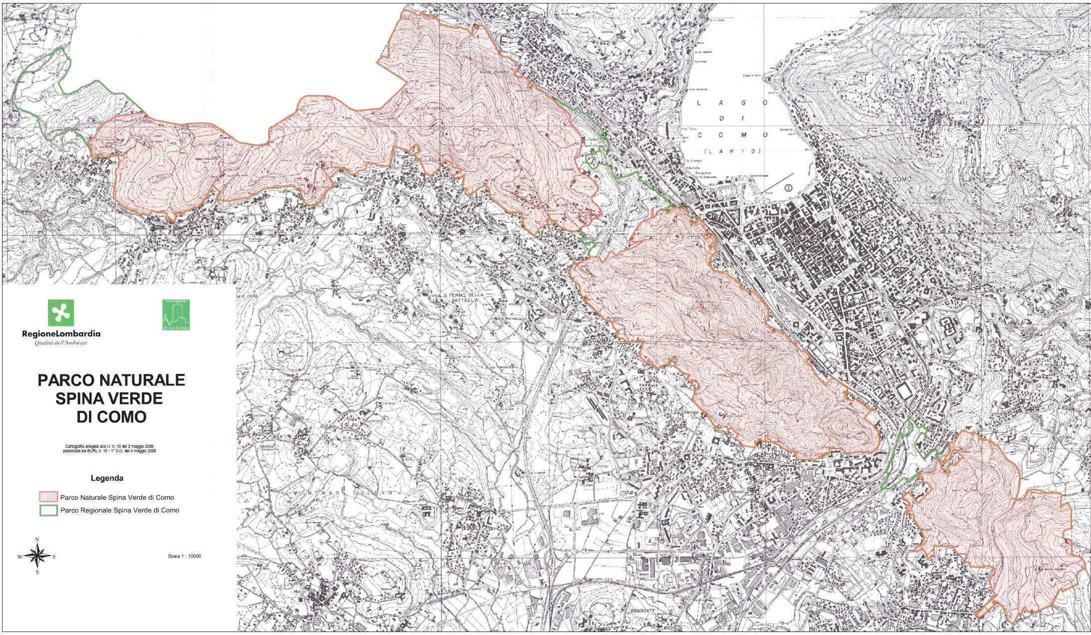 Studio di fattibilità per azioni strategiche di connessione ecologica sull asse ovest-est in Provincia di Como Le finalità istitutive del Parco naturale, come riportate nella L.R.