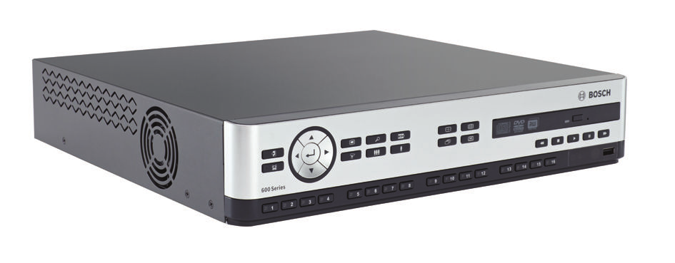 TVCC Videoregistratore serie 600 Videoregistratore serie 600 8/16 canali con registrazione real-time H.