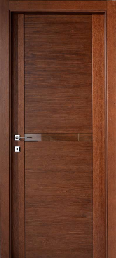nuova porta da montare legno scuro FUTURA FT2B1IV Finitura pannello Finitura coprifili rovere color