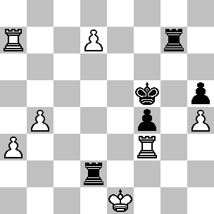 27...Te8 28.Tc3 Tbe7 29.Ad4 Rg5 30.Tg3+ Rf6 31.Ae4 Tf7 Una posizione pittoresca: i pezzi del N. sono tutti inchiodati, tuttavia il B.