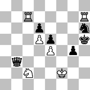 36...Tcb8 E così il B. è il primo a raggiungere l obiettivo: il debole pedone b7 è caduto. Ma ora il suo alfiere è in trappola. 37.a6 g5 Adesso però era tempo per il N.