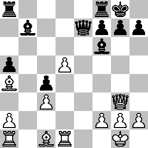 Dopo 16.Dd2, 16...Te8 non funziona, in vista di 17.Ae5; se adesso 17...Cc4 può seguire 18.Dh6, ed ora sia 18...Cxe5 che 18...f6 incontrano la replica 19.Cg5. Io avrei proseguito con 16.