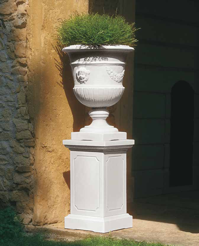 putti fioriera vase blumenspindel copa coupe sur pied basamento basamento base postament columna