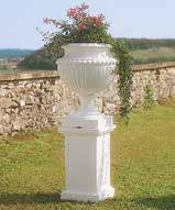 impero fioriera vase blumenspindel copa coupe sur pied basamento basamento base postament columna piedestal carré art. 1945 ø 35 (cm.