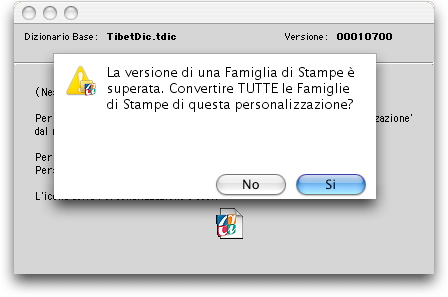 Rispondendo Si, il documento sarà aggiornato e potrà essere utilizzato con le nuove versioni dei programmi.