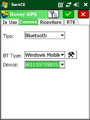 SurvCE: configurazione dei ricevitori Stonex per utilizzare reti NTRIP Attenzione deve essere presente all interno del ricevitore una scheda SIM abilitata alla connessione Internet a cui è stato