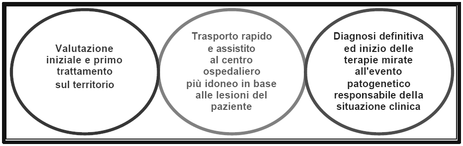 Golden Hour La qualità del primo soccorso influenza la prognosi finale Numerosi studi multicentrici avevano ormai dimostrato come l ottimizzazione dell assistenza al paziente nei primi sessanta