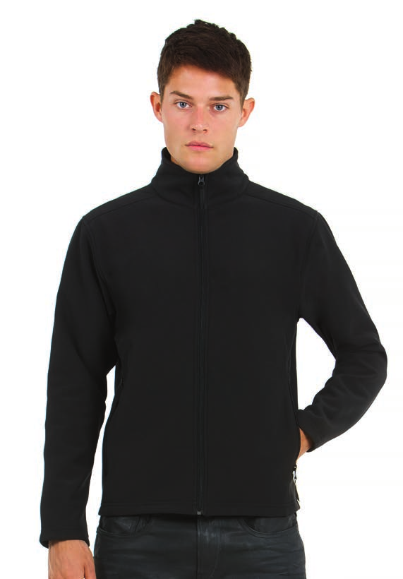 22 BCJUI62 B&C ID.70 Softshell Softshell a doppio strato: esterno 96% poliestere 4% elastane, interno 00% poliestere Micro-fleece.