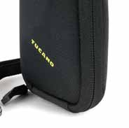 for compact camera Small pocket for memory cards inside. Equipped with lanyard for comfortable neck holding. Loop for belt hanging. External front in thermoformed material for maximun protection.