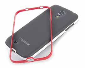 Riva snap case for Galaxy S 4 Transparent TPU case with exchangeable coloured frame, combines protection with lightweight. Protects from small bumps, scratches and dust. Personalized design.