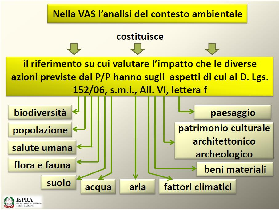 VAS: Contenuti Rapporto Ambientale